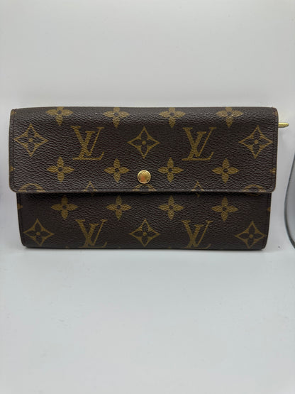 Vintage 1999 Louis Vuitton Monogram Sarah Wallet