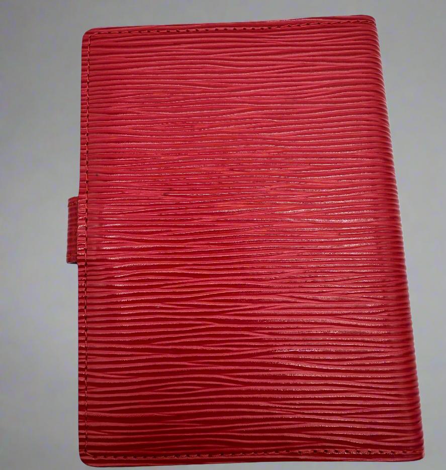 PreLoved Vintage Louis Vuitton Red Epi Leather Agenda Cover